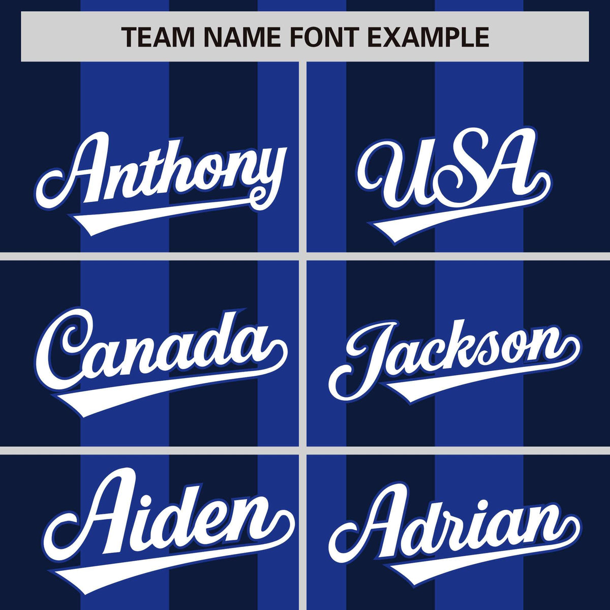 Custom Royal Navy Thick Stripe Fashion Authentic Baseball jersey | KXKSHOP