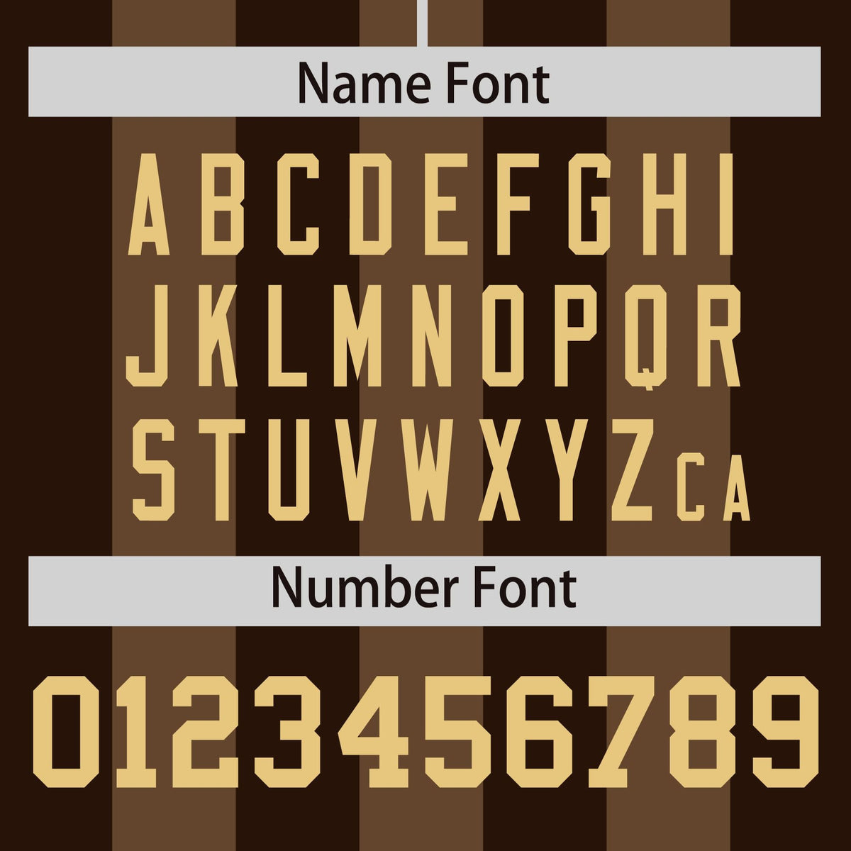 Custom Light Brown Brown Thick Stripe Fashion Authentic Baseball jersey | KXKSHOP