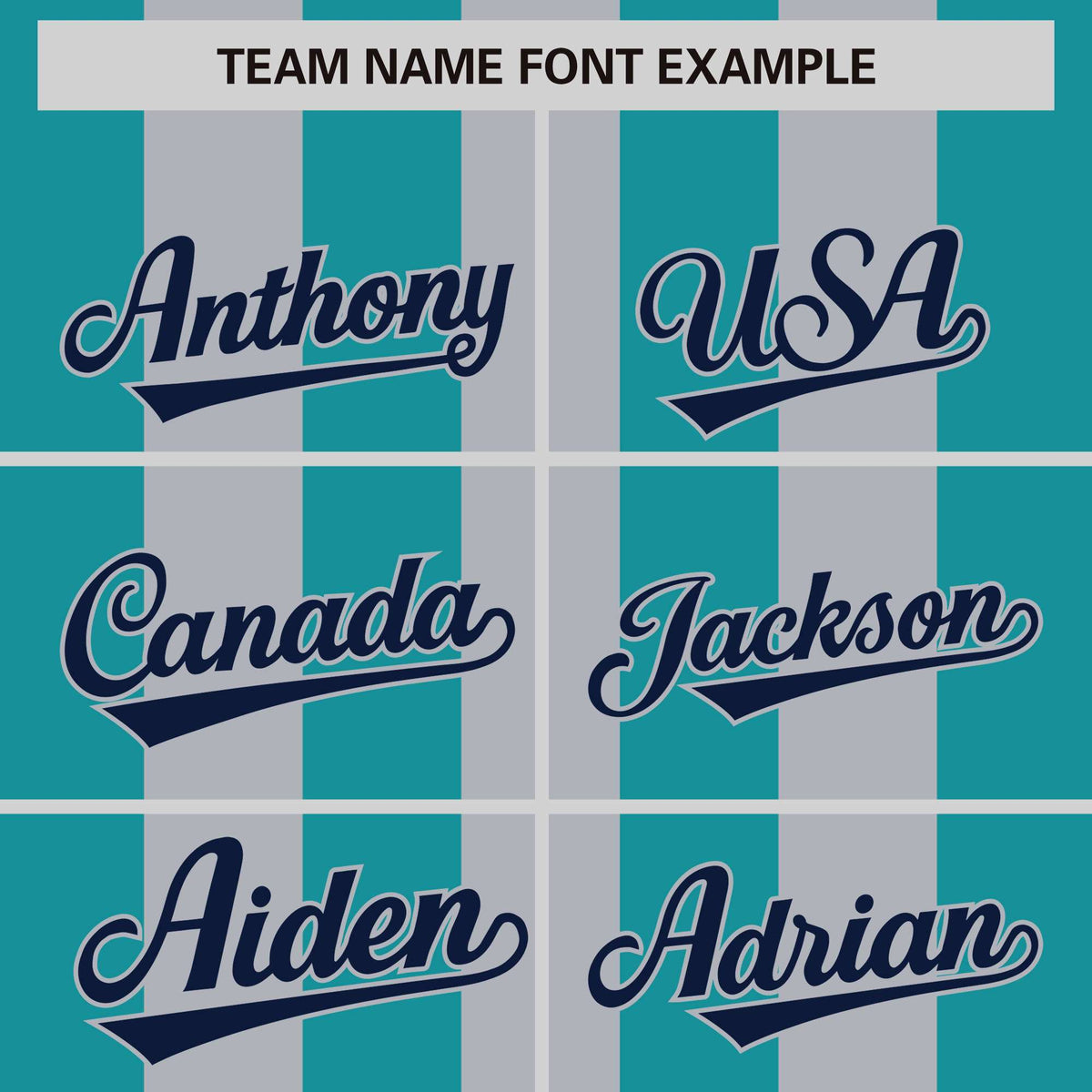 Custom Gray Aqua Thick Stripe Fashion Authentic Baseball jersey | KXKSHOP