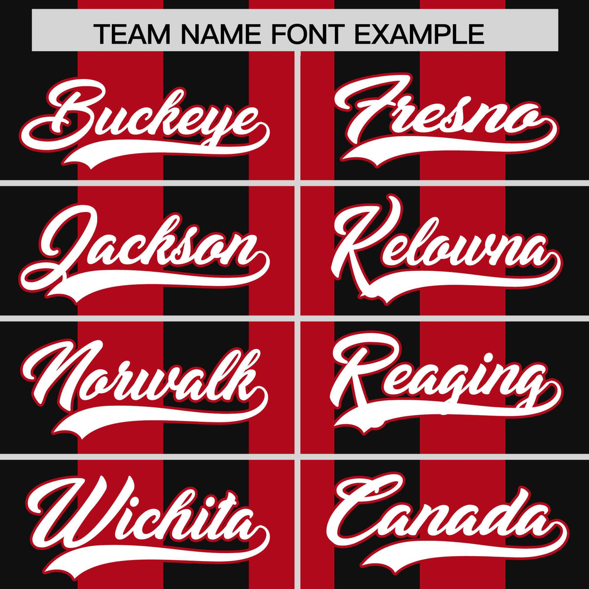 Custom Red Black Thick Stripe Fashion Authentic Baseball jersey | KXKSHOP