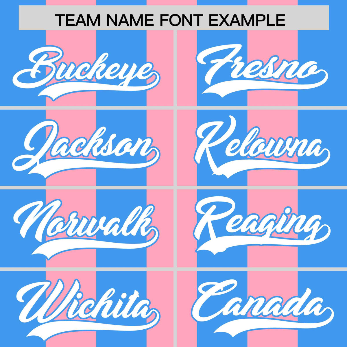 Custom Light Pink Powder Blue Thick Stripe Fashion Authentic Baseball jersey | KXKSHOP