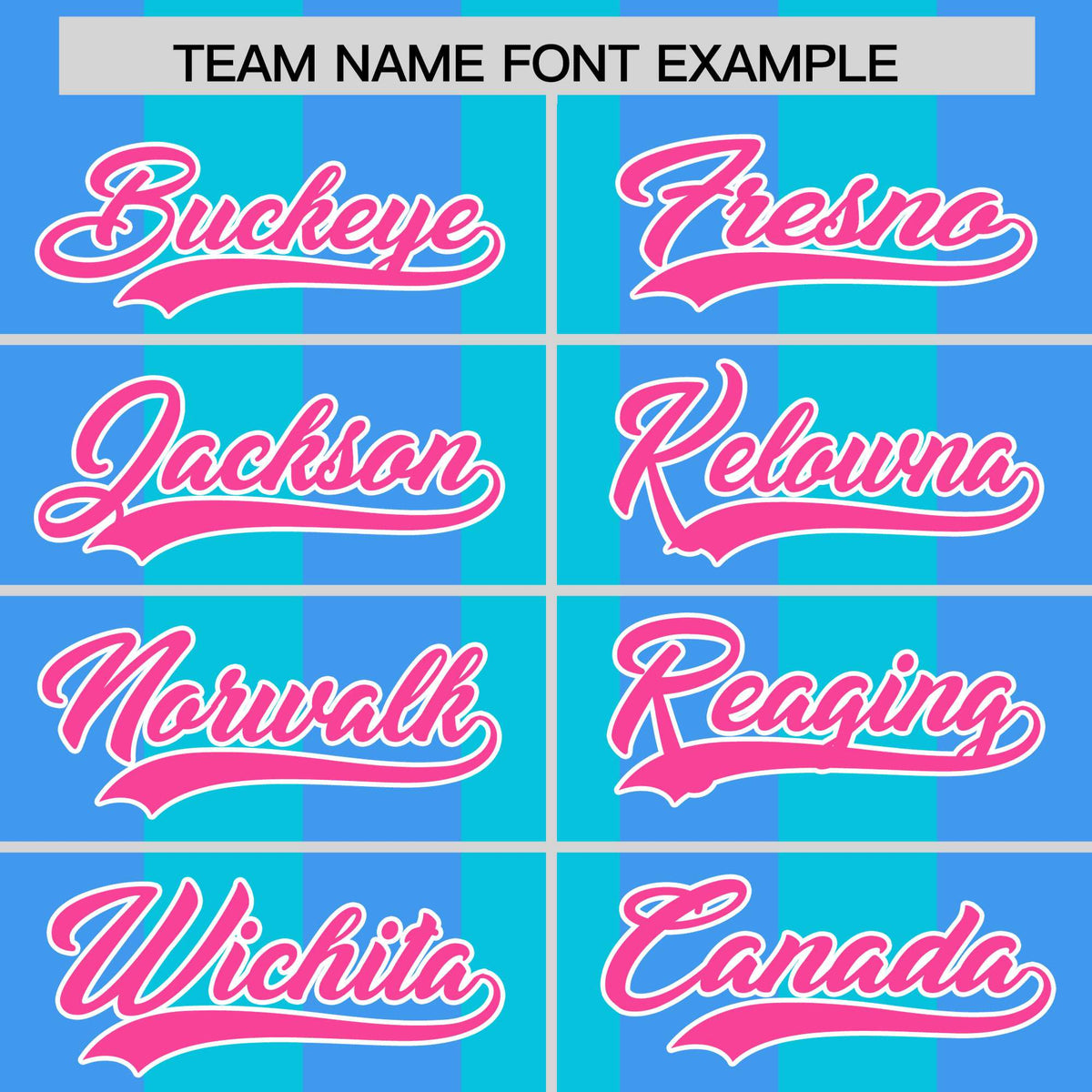 Custom Sky Blue Powder Blue Thick Stripe Fashion Authentic Baseball jersey | KXKSHOP