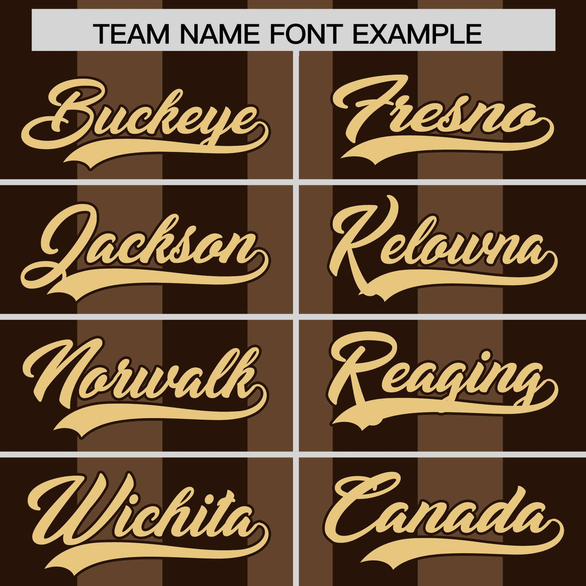 Custom Light Brown Brown Thick Stripe Fashion Authentic Baseball jersey | KXKSHOP