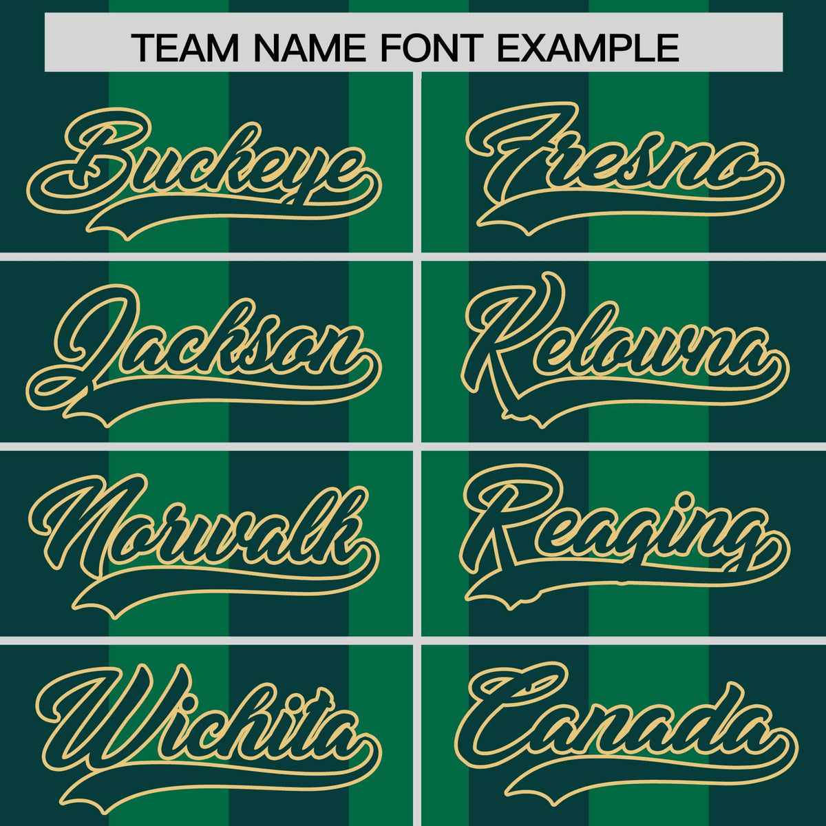 Custom Kelly Green Midnight Green Thick Stripe Fashion Authentic Baseball jersey | KXKSHOP