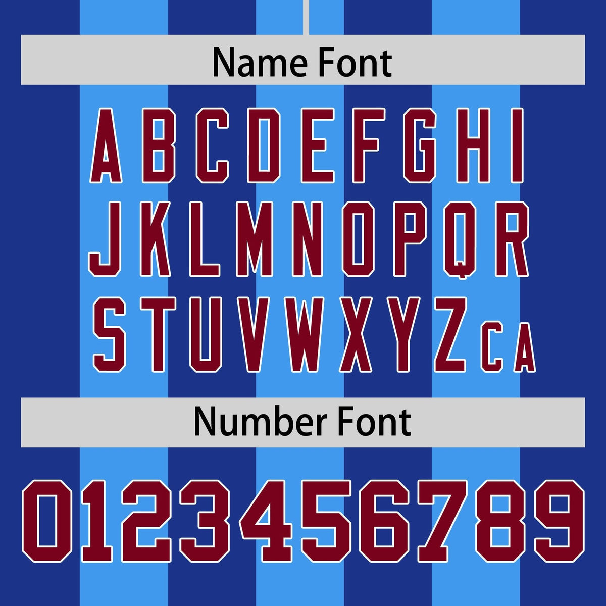 Custom Powder Blue Royal Thick Stripe Fashion Authentic Baseball jersey | KXKSHOP