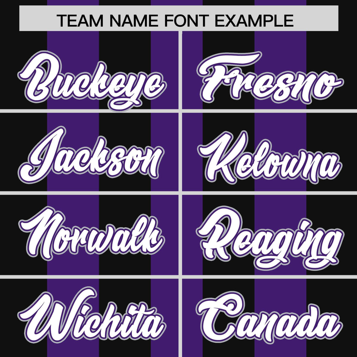 Custom Purple Black Thick Stripe Fashion Authentic Baseball jersey | KXKSHOP