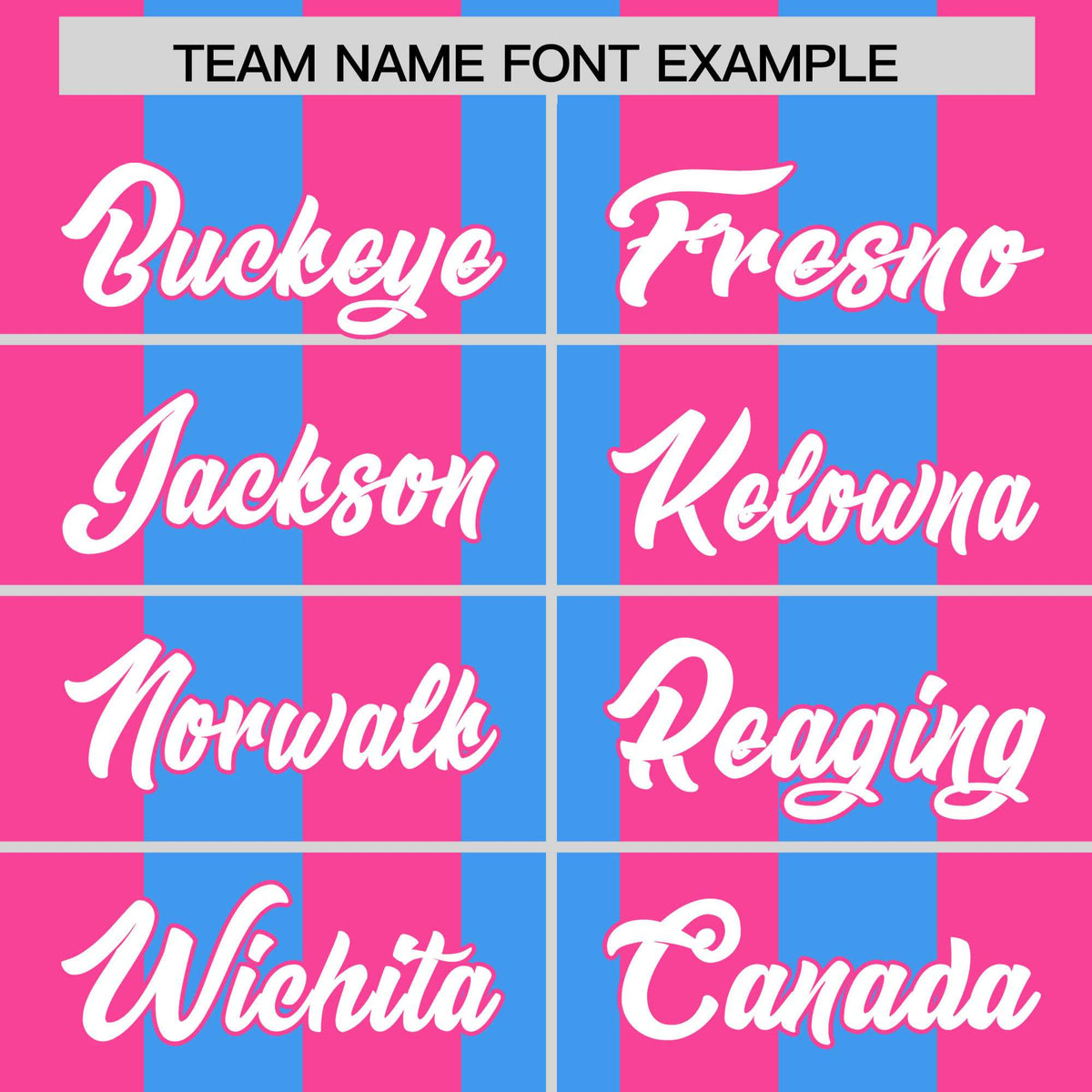 Custom Powder Blue Pink Thick Stripe Fashion Authentic Baseball jersey | KXKSHOP