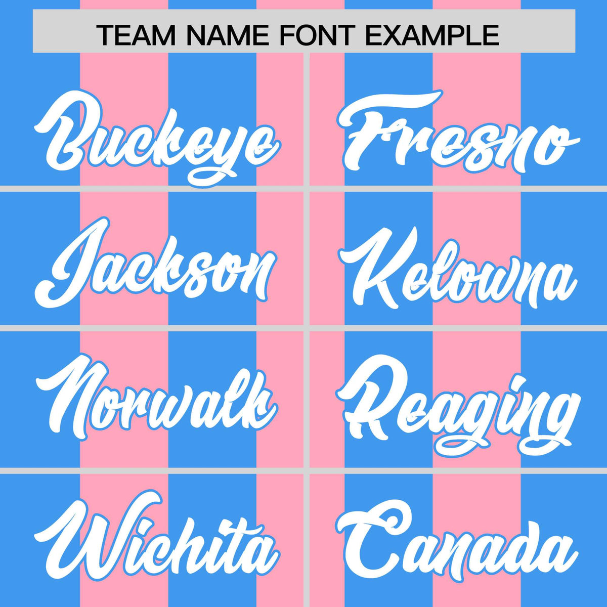 Custom Light Pink Powder Blue Thick Stripe Fashion Authentic Baseball jersey | KXKSHOP