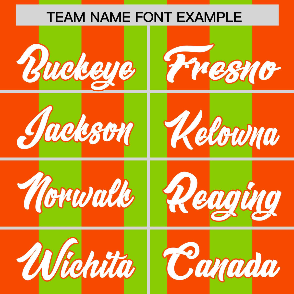 Custom Neon Green Orange Thick Stripe Fashion Authentic Baseball jersey | KXKSHOP