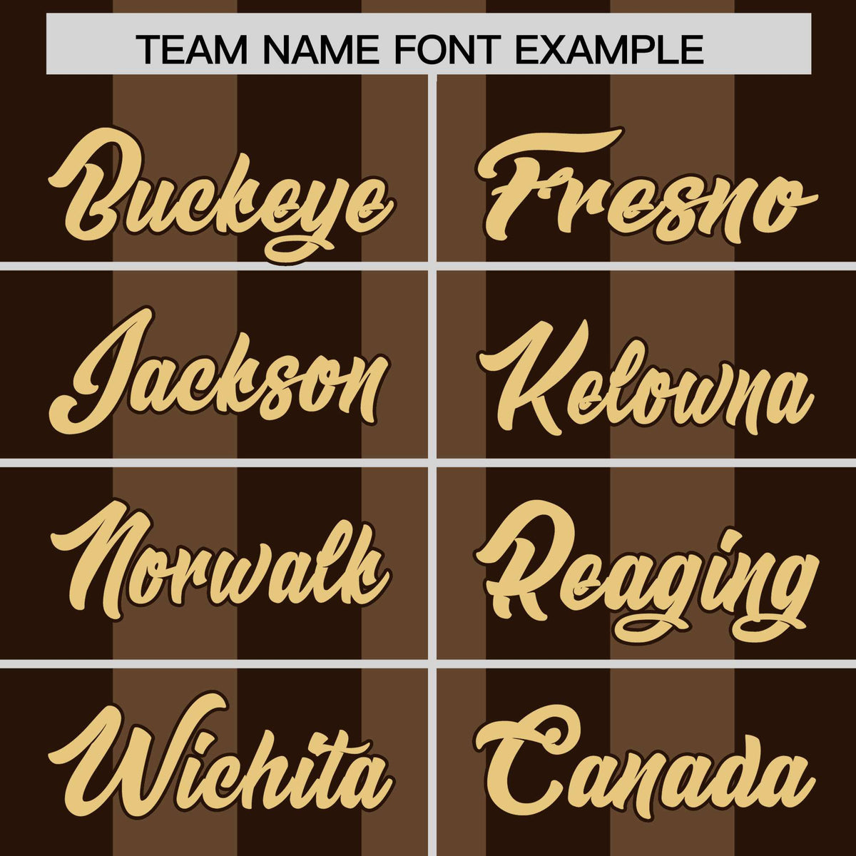 Custom Light Brown Brown Thick Stripe Fashion Authentic Baseball jersey | KXKSHOP