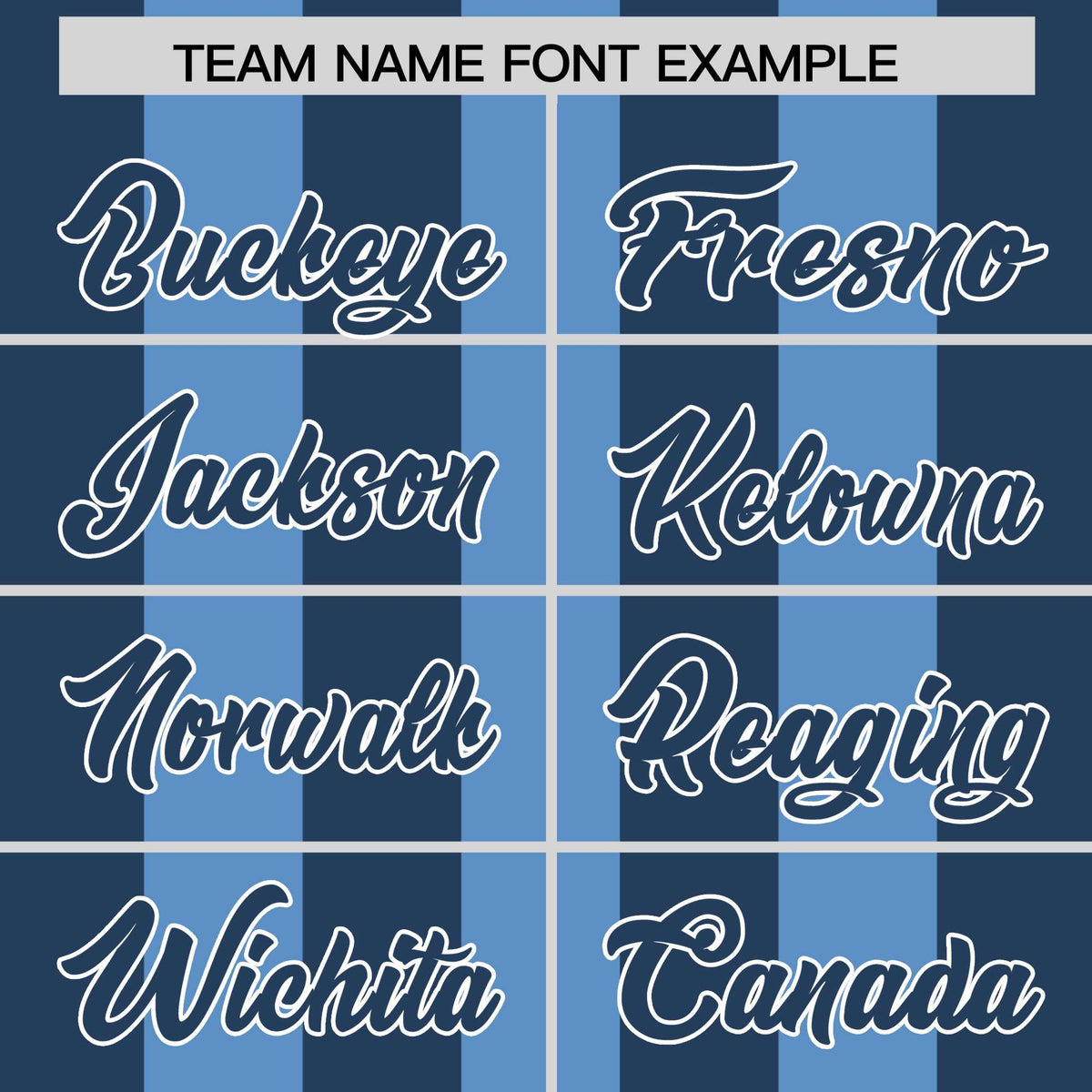 Custom Light Blue Midnight Blue Thick Stripe Fashion Authentic Baseball jersey | KXKSHOP