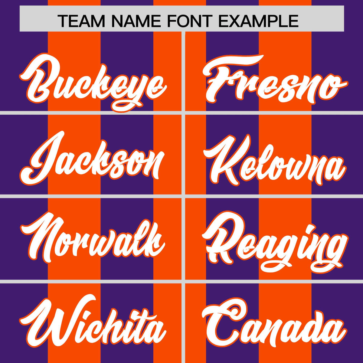 Custom Orange Purple Thick Stripe Fashion Authentic Baseball jersey | KXKSHOP