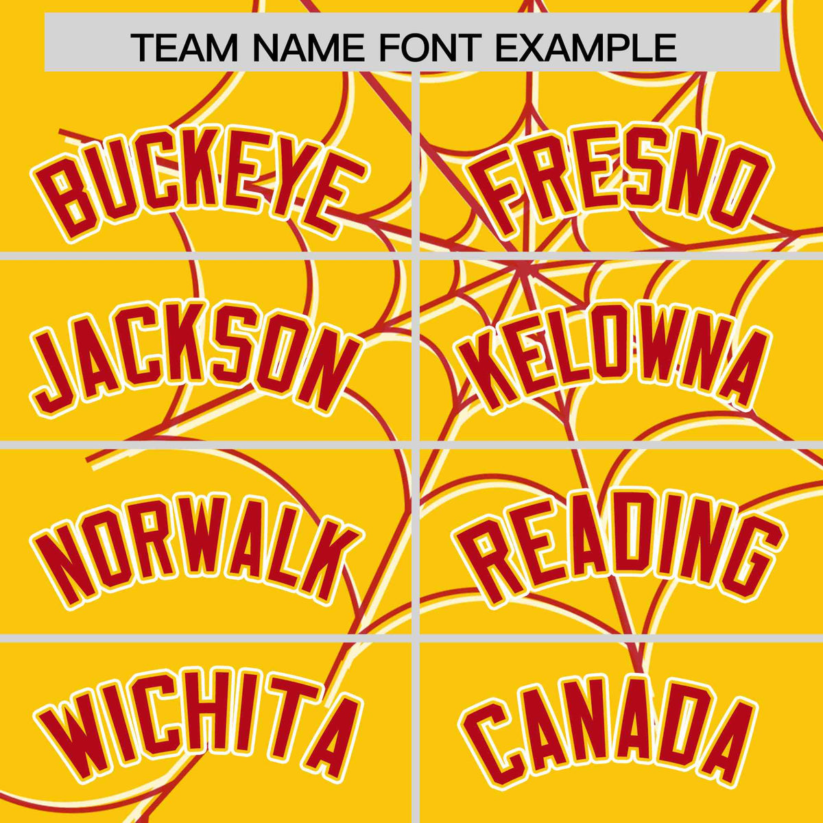 Custom Gold-Red Spider Web Pattern Raglan Sleeves Authentic Baseball Jersey | KXKSHOP