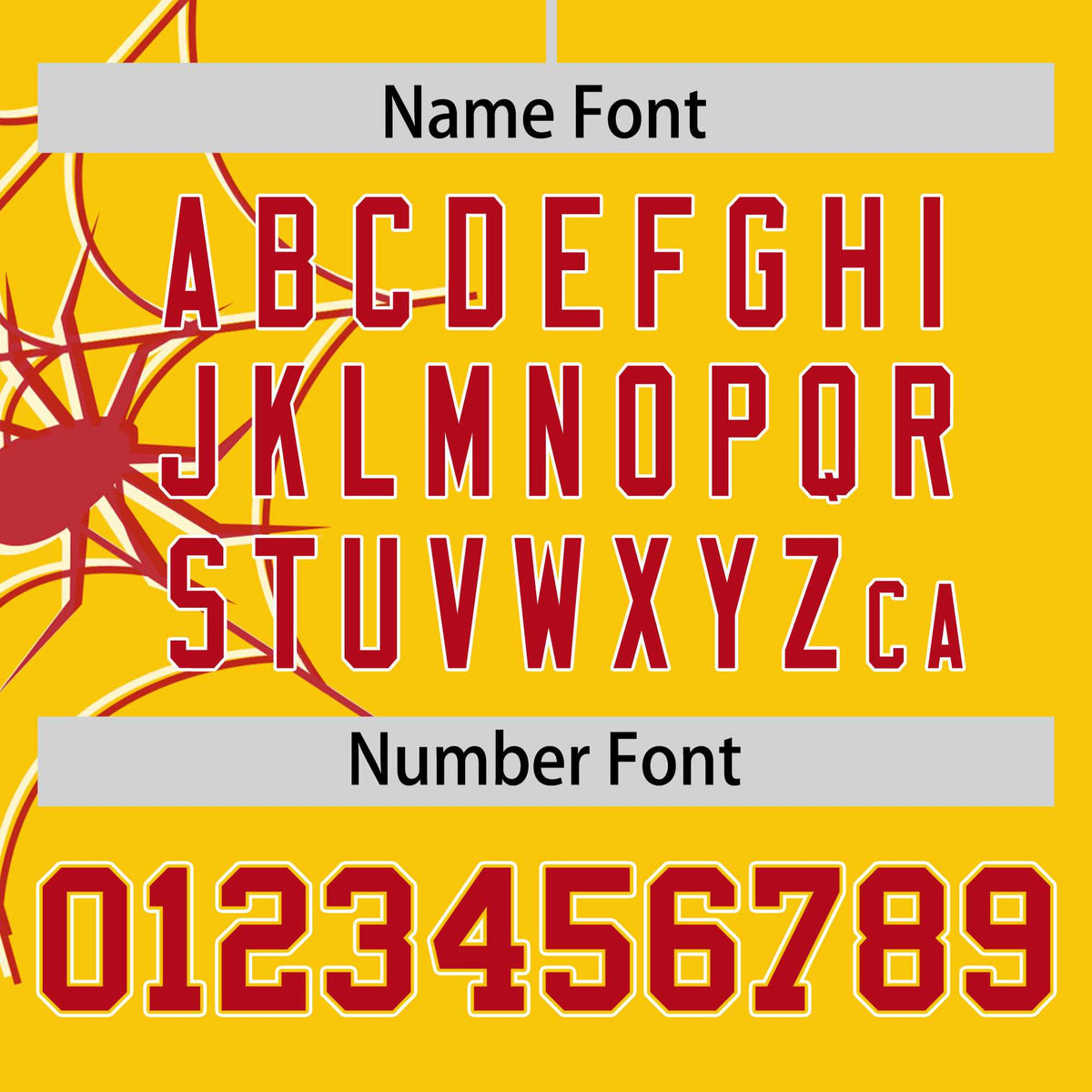 Custom Gold-Red Spider Web Pattern Raglan Sleeves Authentic Baseball Jersey | KXKSHOP