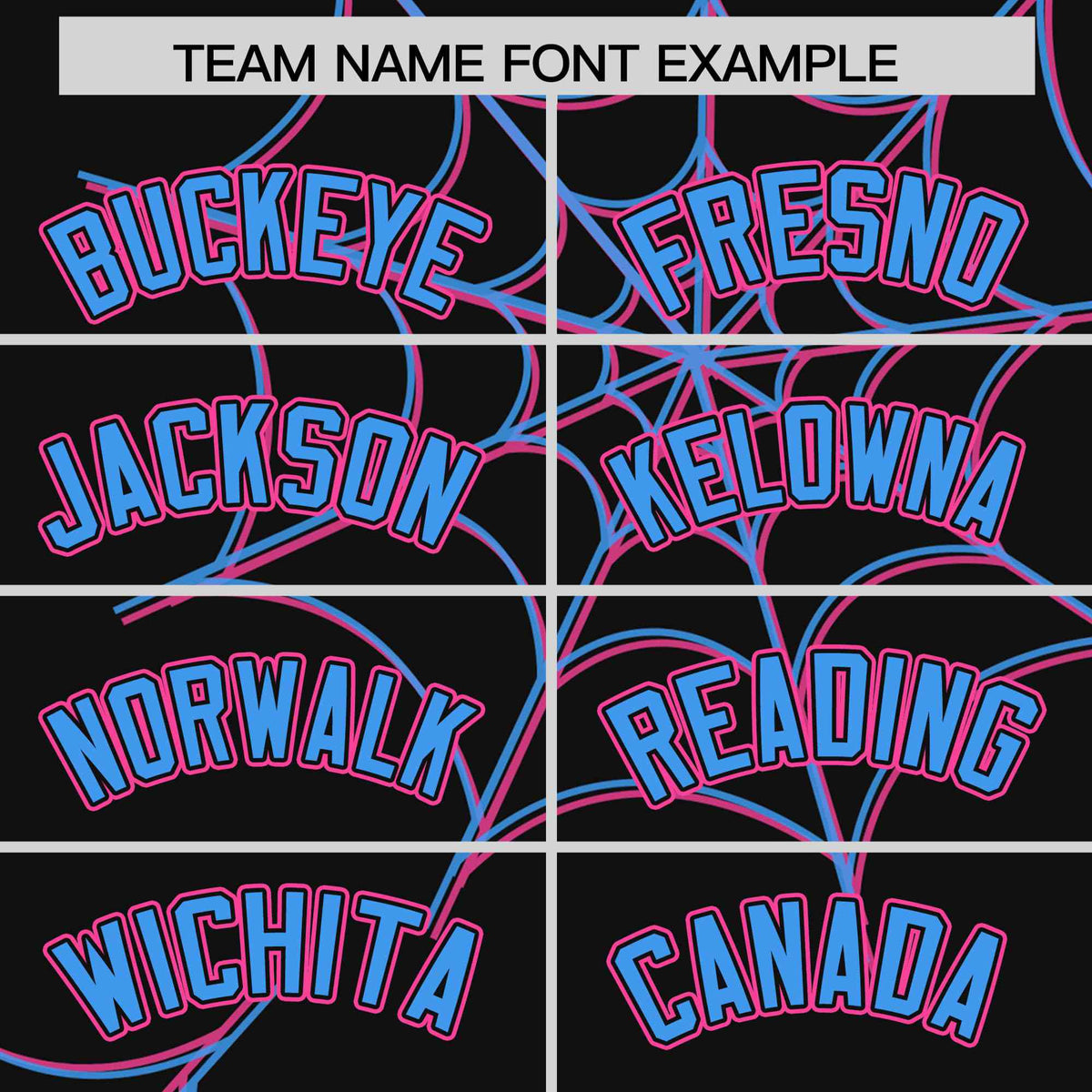 Custom Black-Powder Blue Spider Web Pattern Raglan Sleeves Authentic Baseball Jersey | KXKSHOP