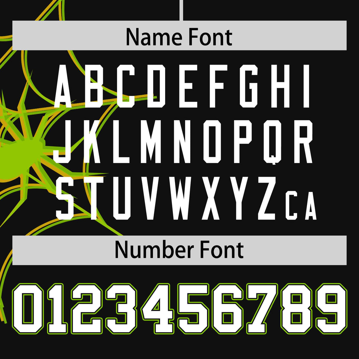 Custom Black-Neon Green Spider Web Pattern Raglan Sleeves Authentic Baseball Jersey | KXKSHOP