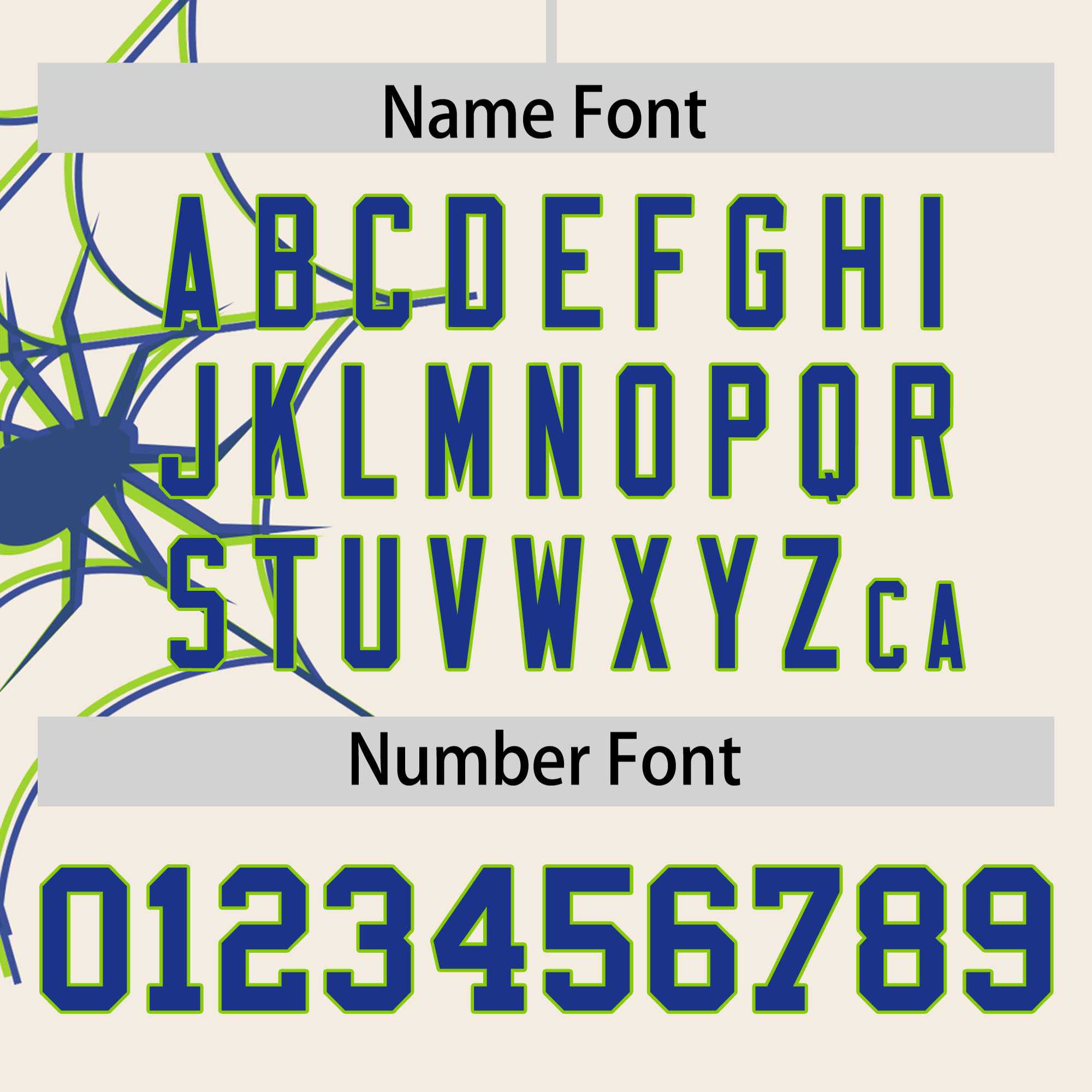 Custom Cream-Royal Spider Web Pattern Raglan Sleeves Authentic Baseball Jersey | KXKSHOP