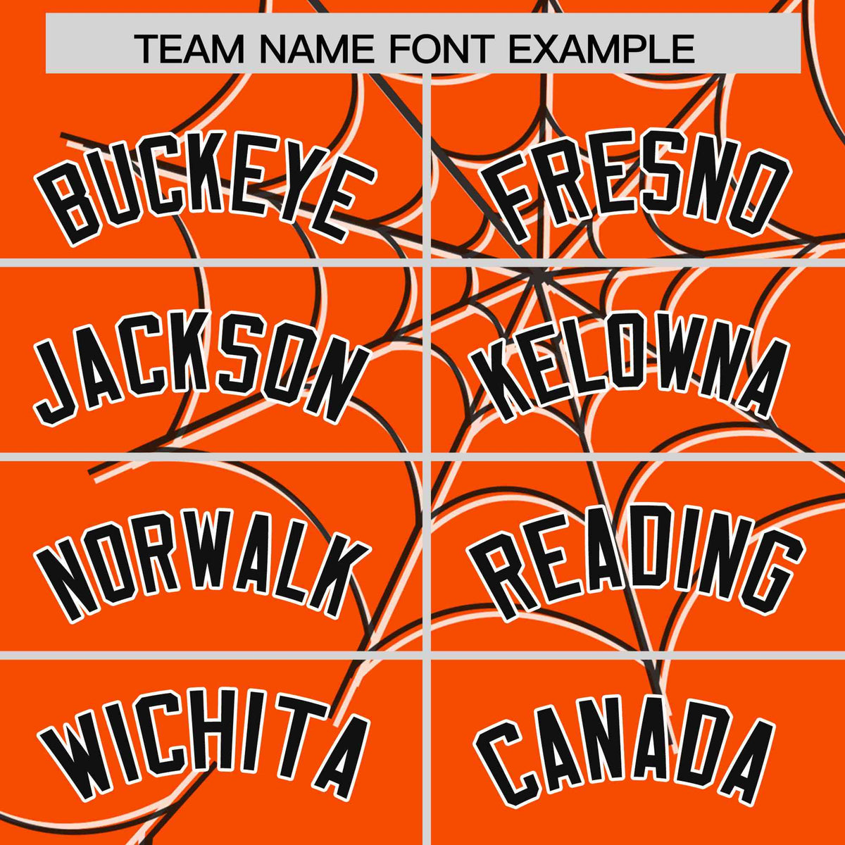 Custom Orange-Black Spider Web Pattern Raglan Sleeves Authentic Baseball Jersey | KXKSHOP