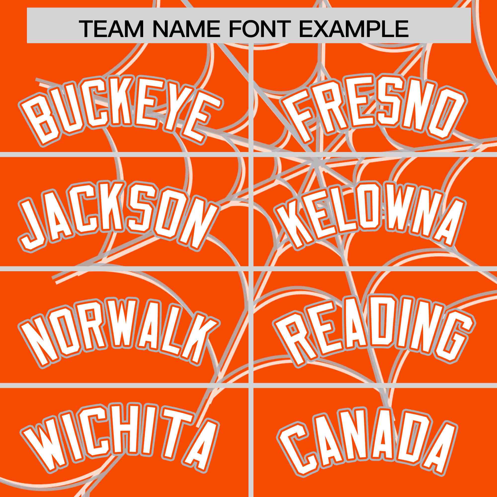 Custom Orange-Gray Spider Web Pattern Raglan Sleeves Authentic Baseball Jersey | KXKSHOP