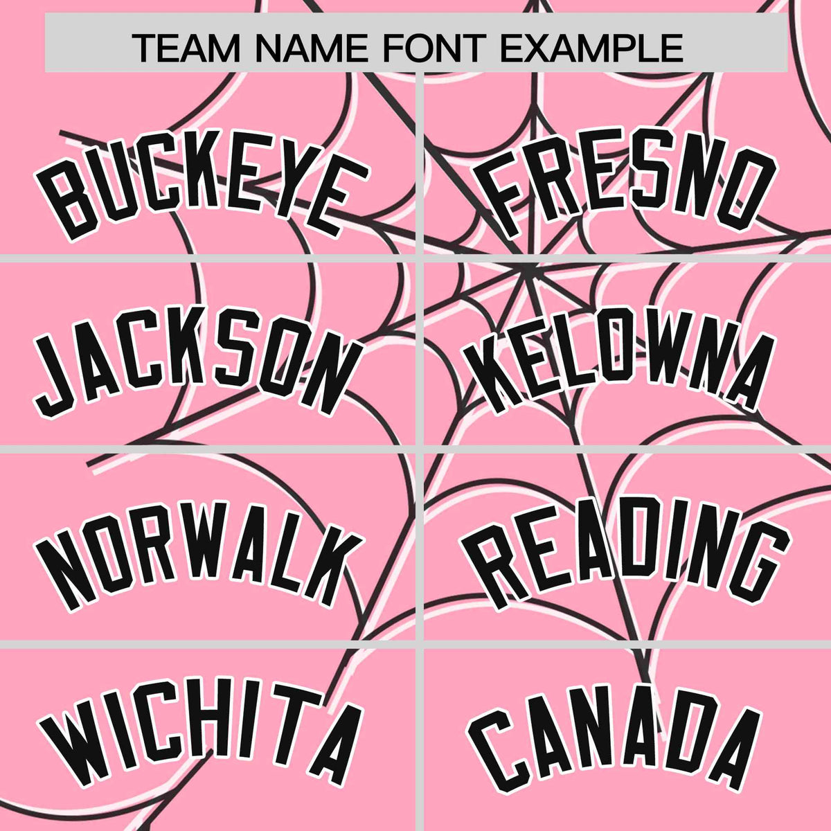 Custom Light Pink-Black Spider Web Pattern Raglan Sleeves Authentic Baseball Jersey | KXKSHOP