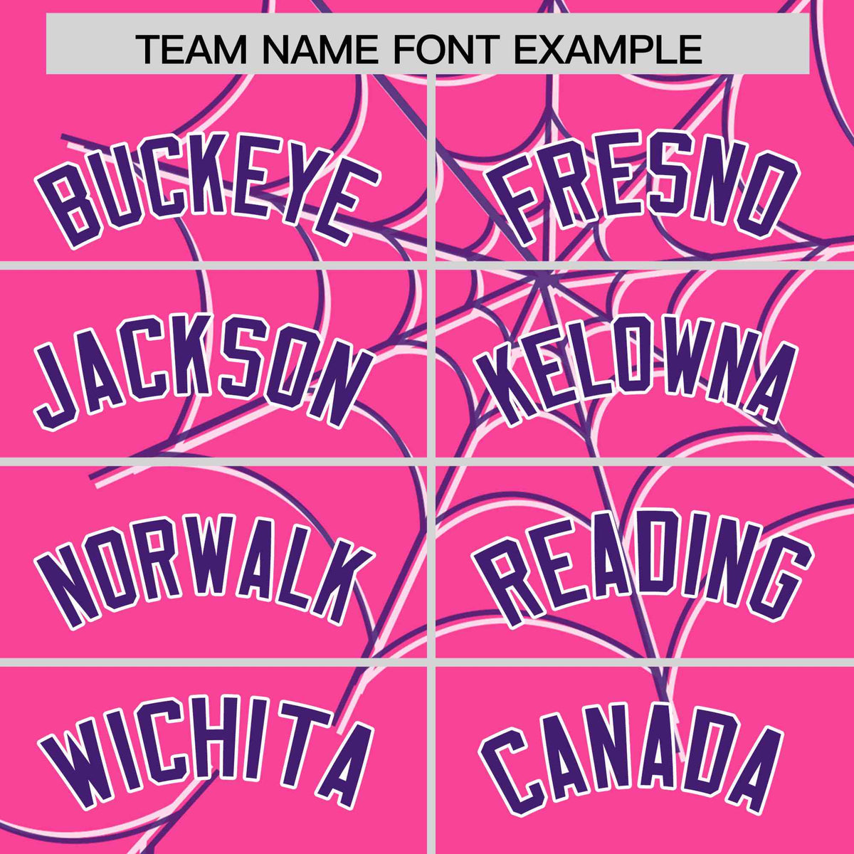 Custom Pink-Purple Spider Web Pattern Raglan Sleeves Authentic Baseball Jersey | KXKSHOP