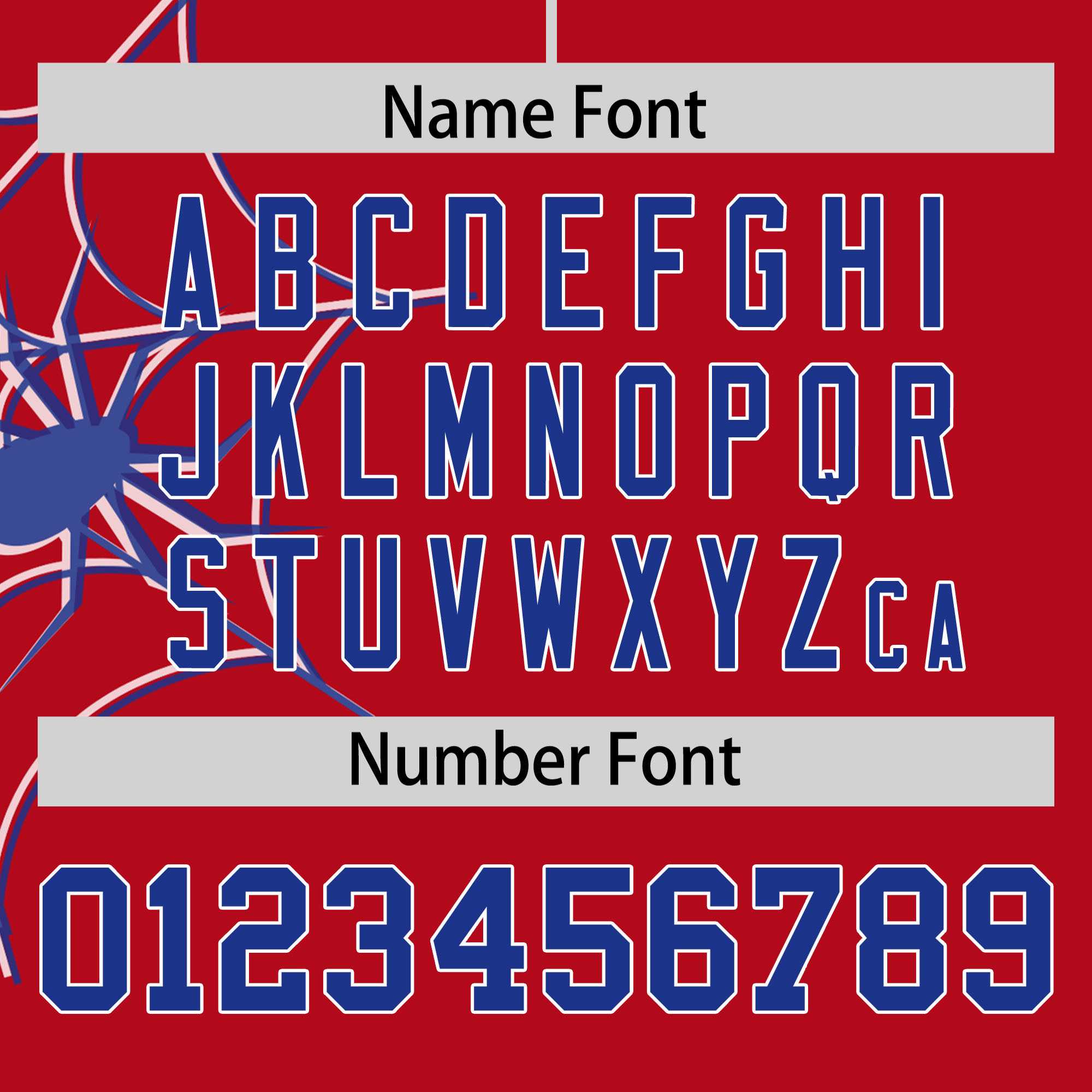 Custom Red-Royal Spider Web Pattern Raglan Sleeves Authentic Baseball Jersey | KXKSHOP