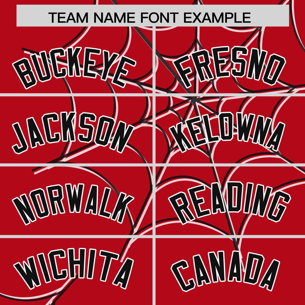 Custom Red-Black Spider Web Pattern Raglan Sleeves Authentic Baseball Jersey | KXKSHOP