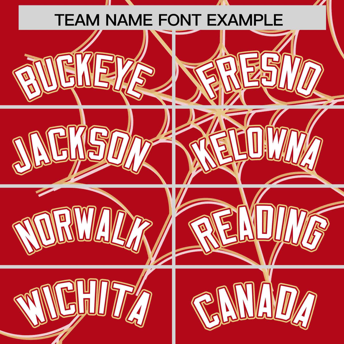 Custom Red-Khaki Spider Web Pattern Raglan Sleeves Authentic Baseball Jersey | KXKSHOP