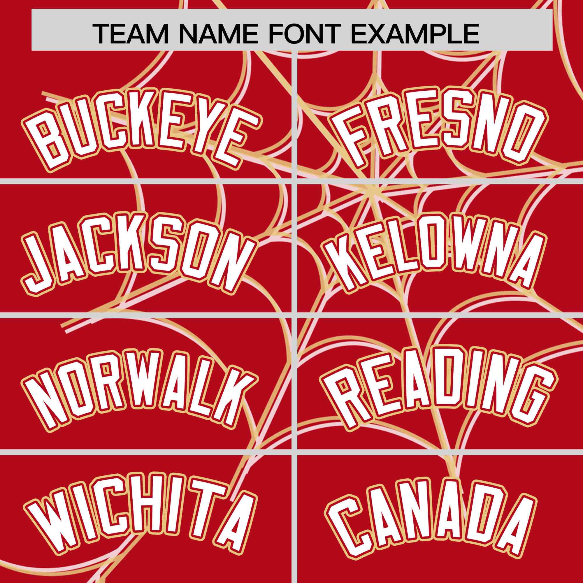 Custom Red-Khaki Spider Web Pattern Raglan Sleeves Authentic Baseball Jersey | KXKSHOP