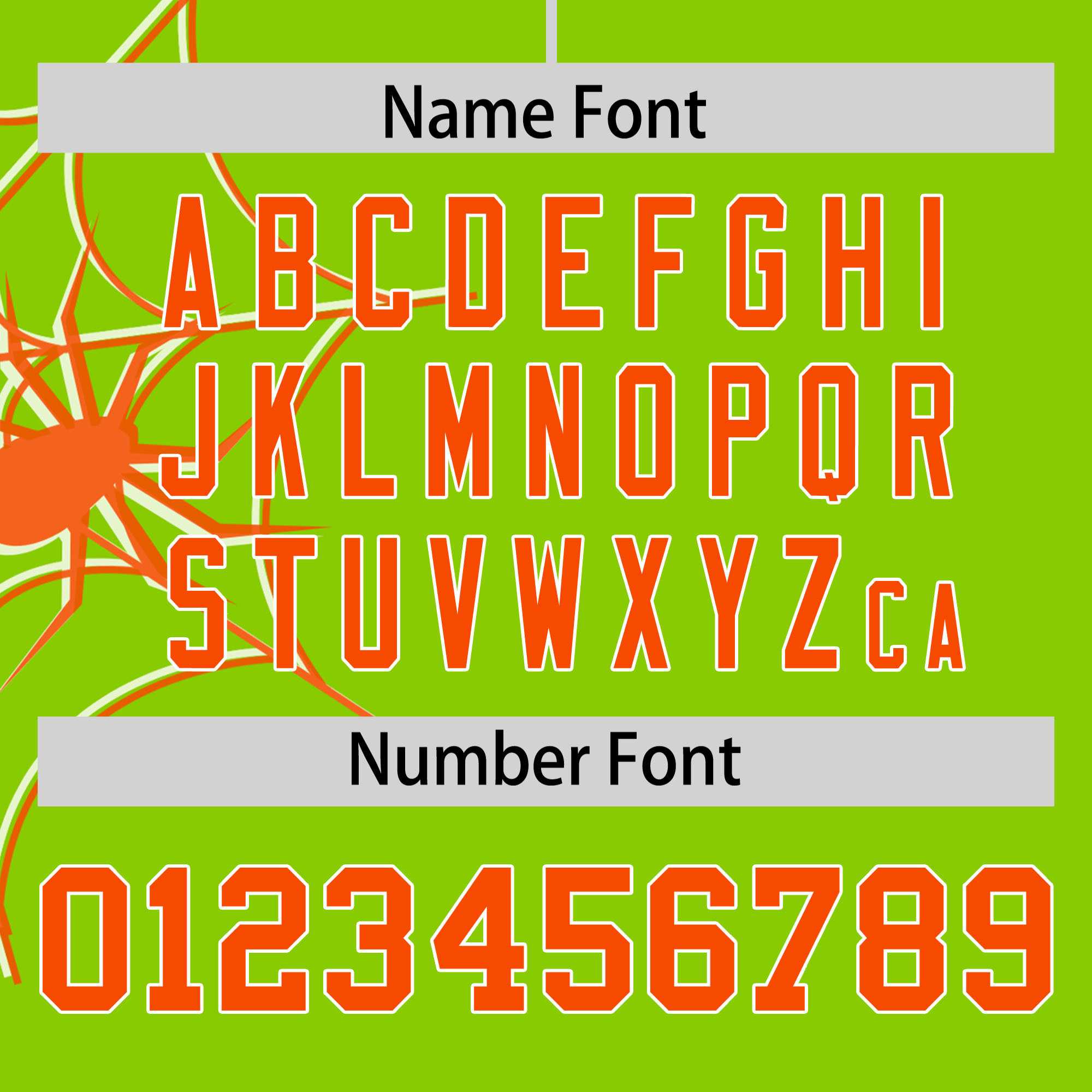 Custom Neon Green-Orange Spider Web Pattern Raglan Sleeves Authentic Baseball Jersey | KXKSHOP