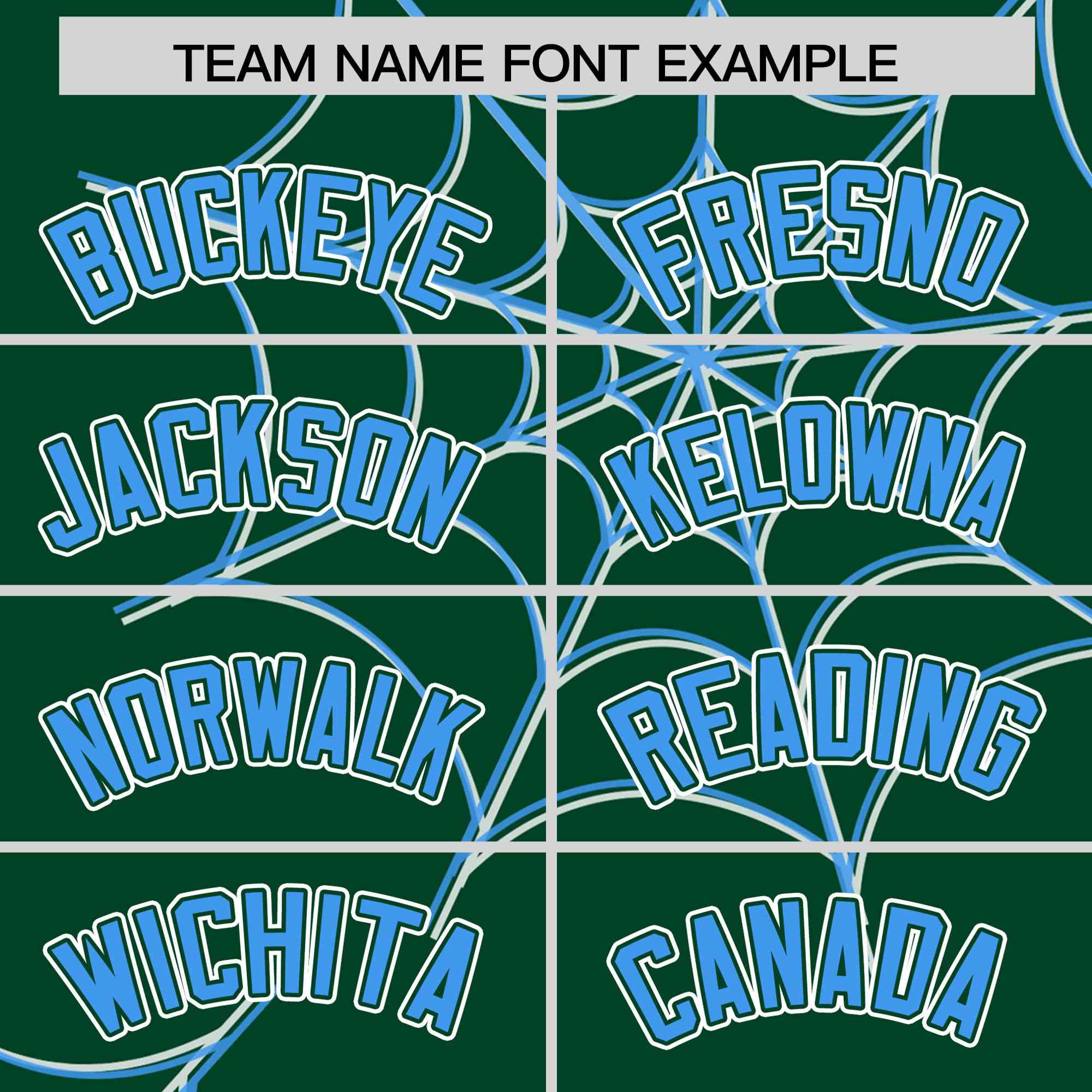 Custom Green-Powder Blue Spider Web Pattern Raglan Sleeves Authentic Baseball Jersey | KXKSHOP
