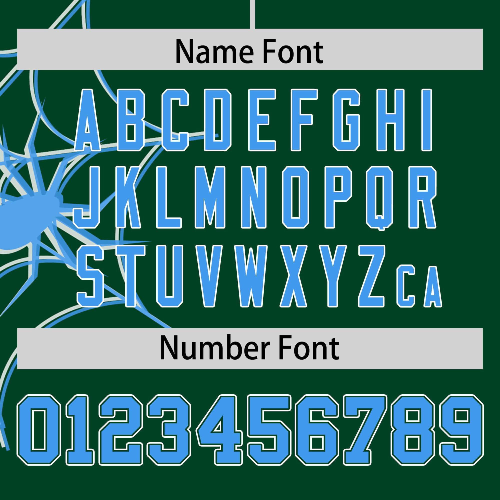 Custom Green-Powder Blue Spider Web Pattern Raglan Sleeves Authentic Baseball Jersey | KXKSHOP