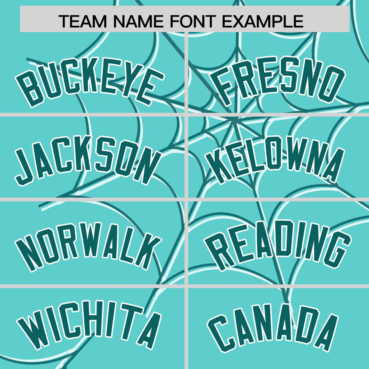 Custom Bright Green-Aqua Spider Web Pattern Raglan Sleeves Authentic Baseball Jersey | KXKSHOP
