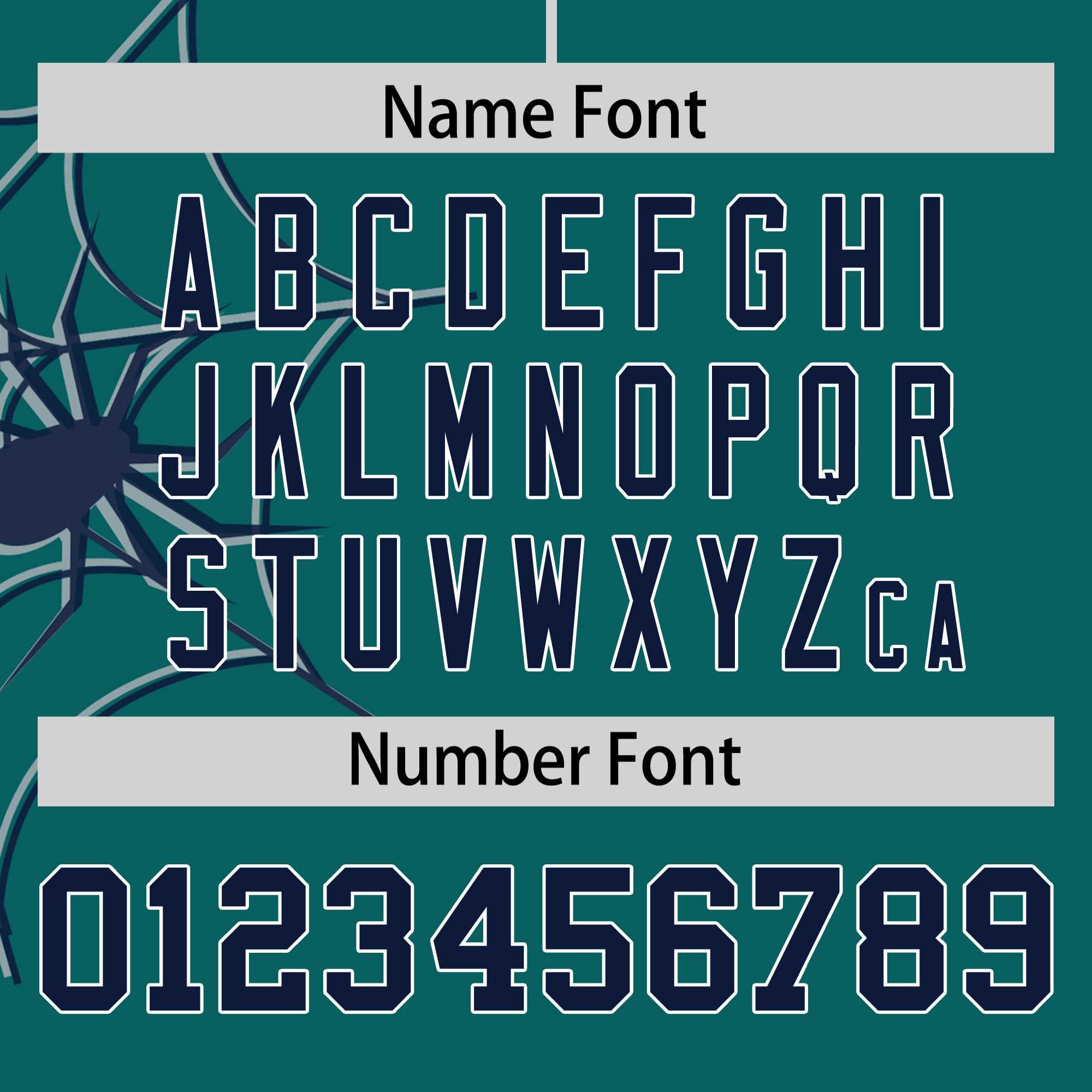 Custom Aqua-Navy Spider Web Pattern Raglan Sleeves Authentic Baseball Jersey | KXKSHOP