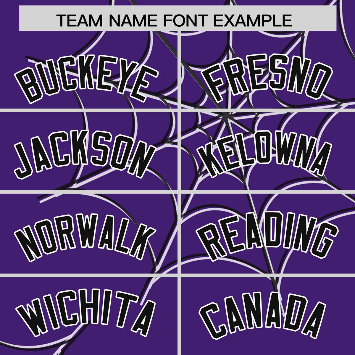 Custom Purple-Black Spider Web Pattern Raglan Sleeves Authentic Baseball Jersey | KXKSHOP