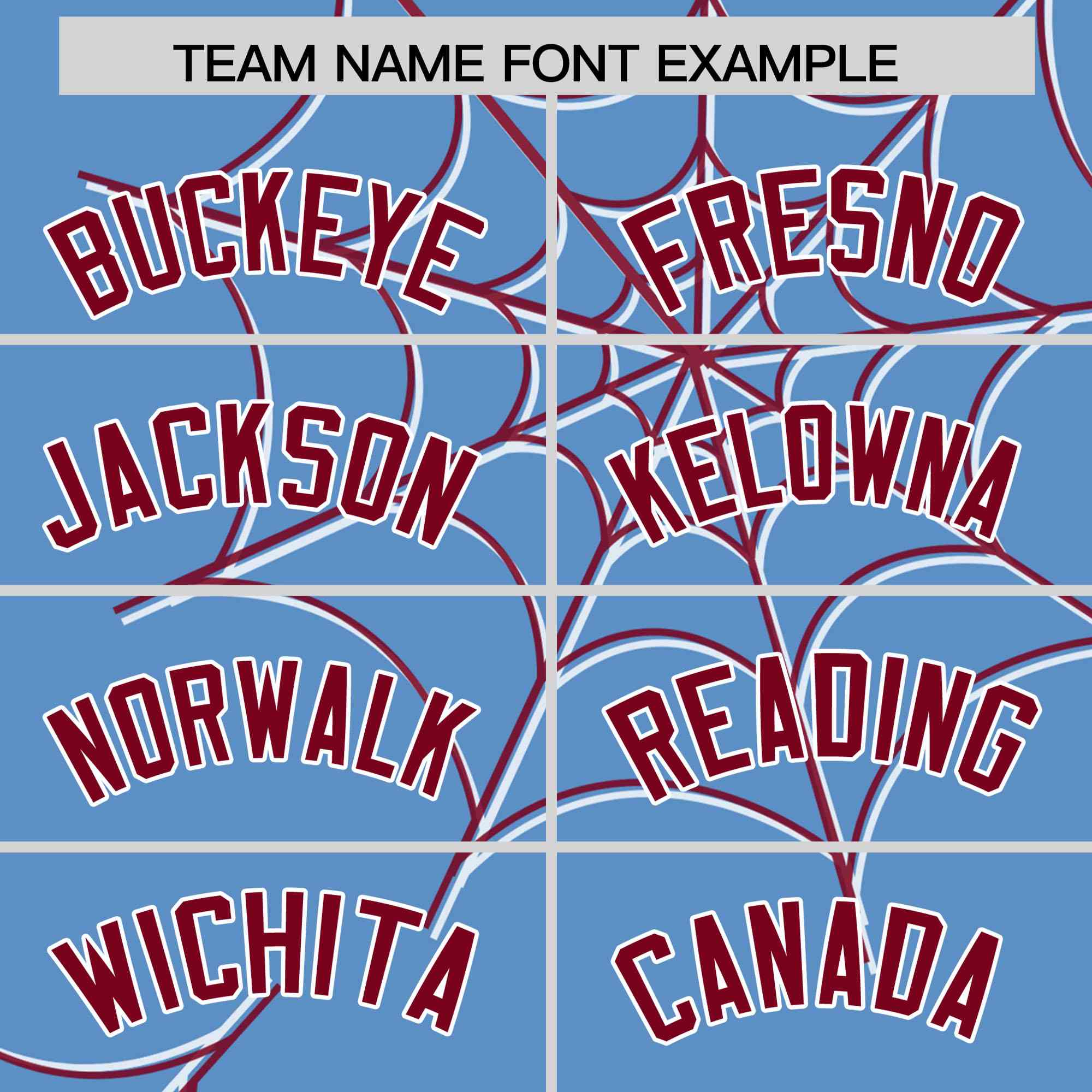 Custom Light Blue-Crimson Spider Web Pattern Raglan Sleeves Authentic Baseball Jersey | KXKSHOP