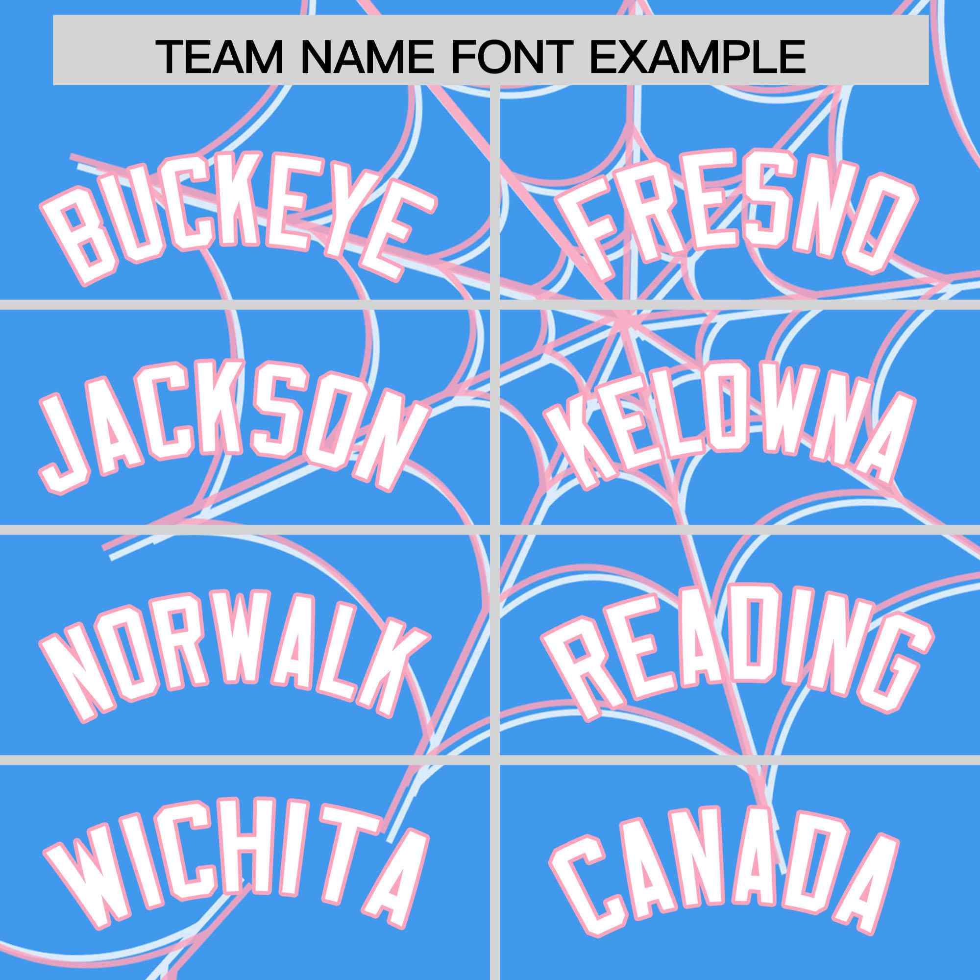 Custom Powder Blue-Light Pink Spider Web Pattern Raglan Sleeves Authentic Baseball Jersey | KXKSHOP