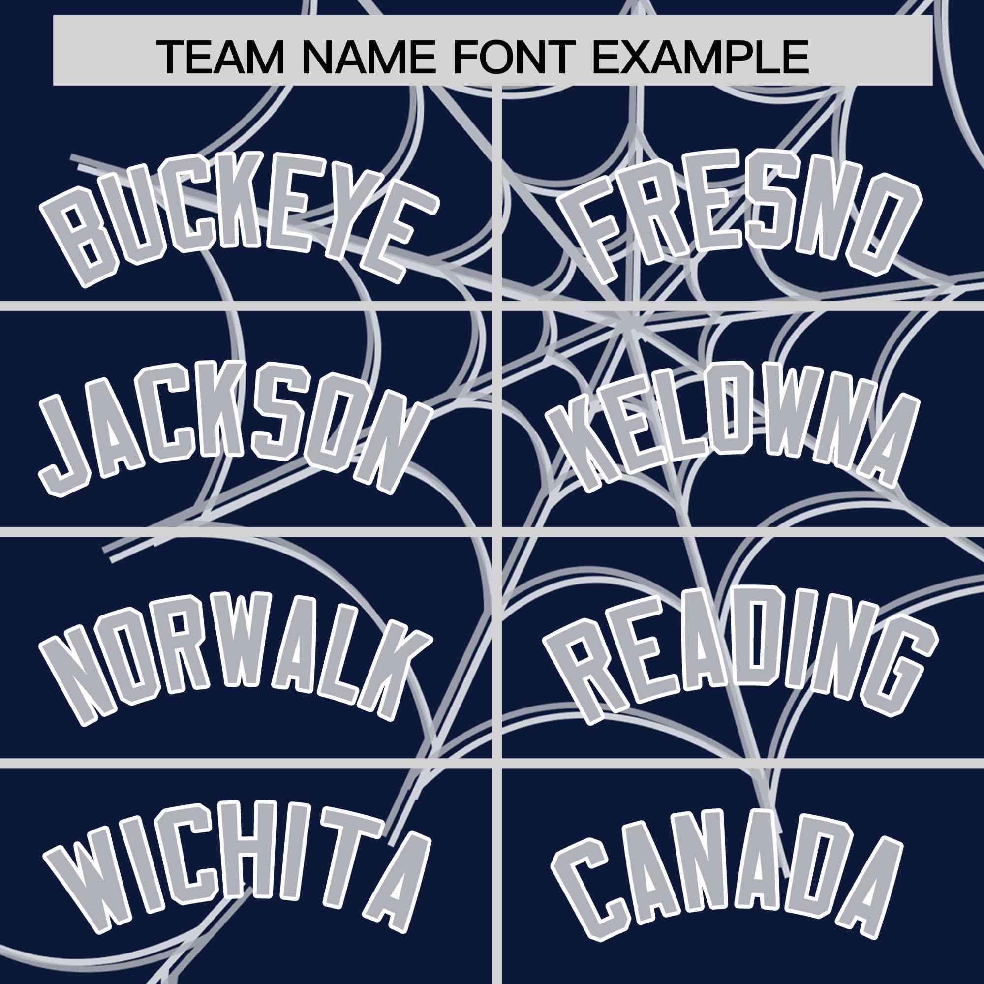 Custom Navy-Gray Spider Web Pattern Raglan Sleeves Authentic Baseball Jersey | KXKSHOP