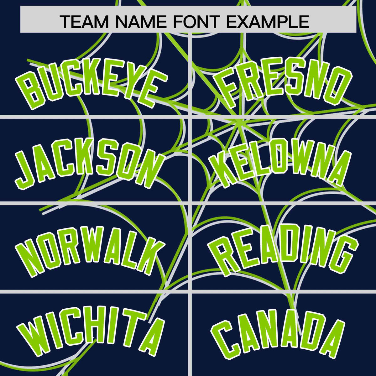 Custom Navy-Neon Green Spider Web Pattern Raglan Sleeves Authentic Baseball Jersey | KXKSHOP