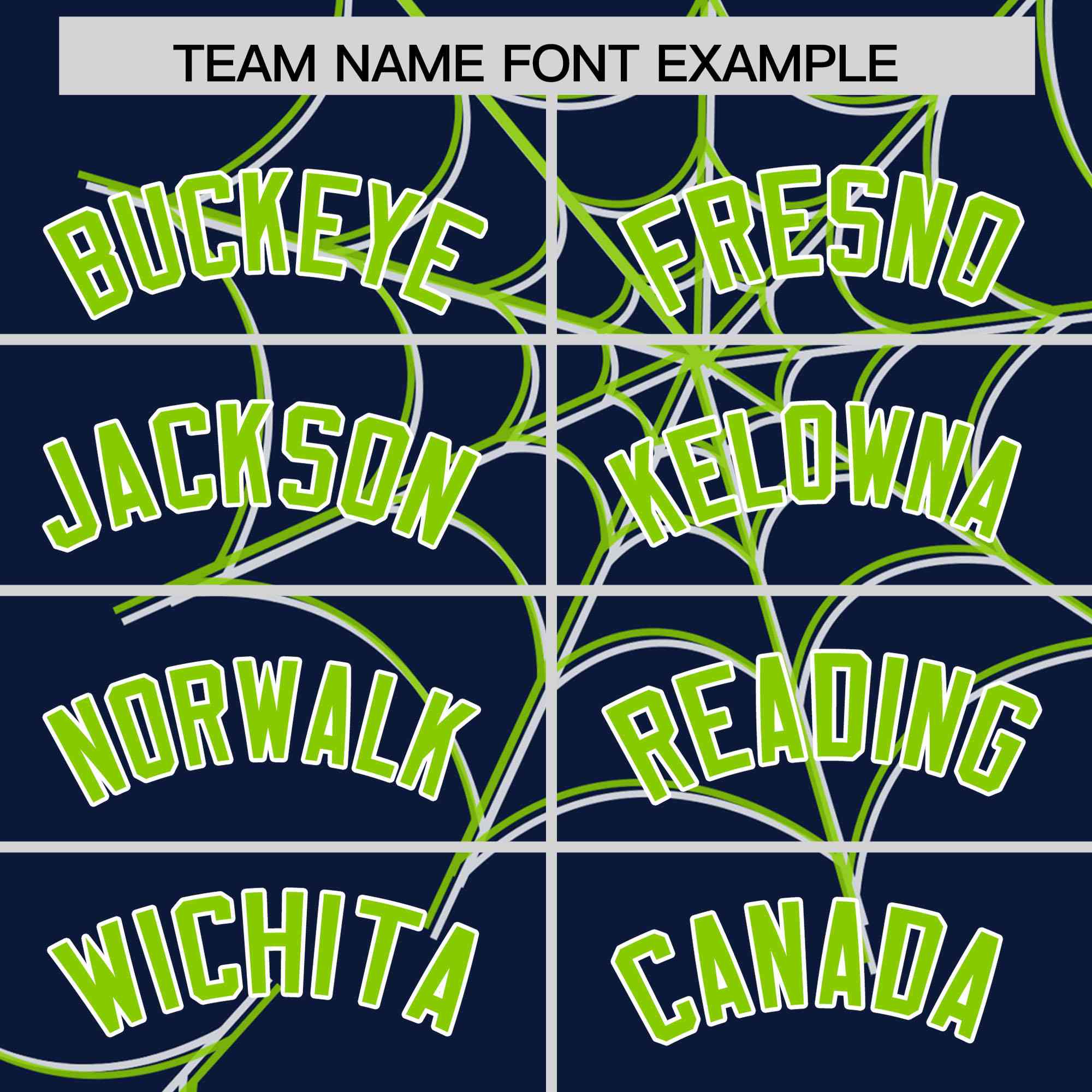 Custom Navy-Neon Green Spider Web Pattern Raglan Sleeves Authentic Baseball Jersey | KXKSHOP