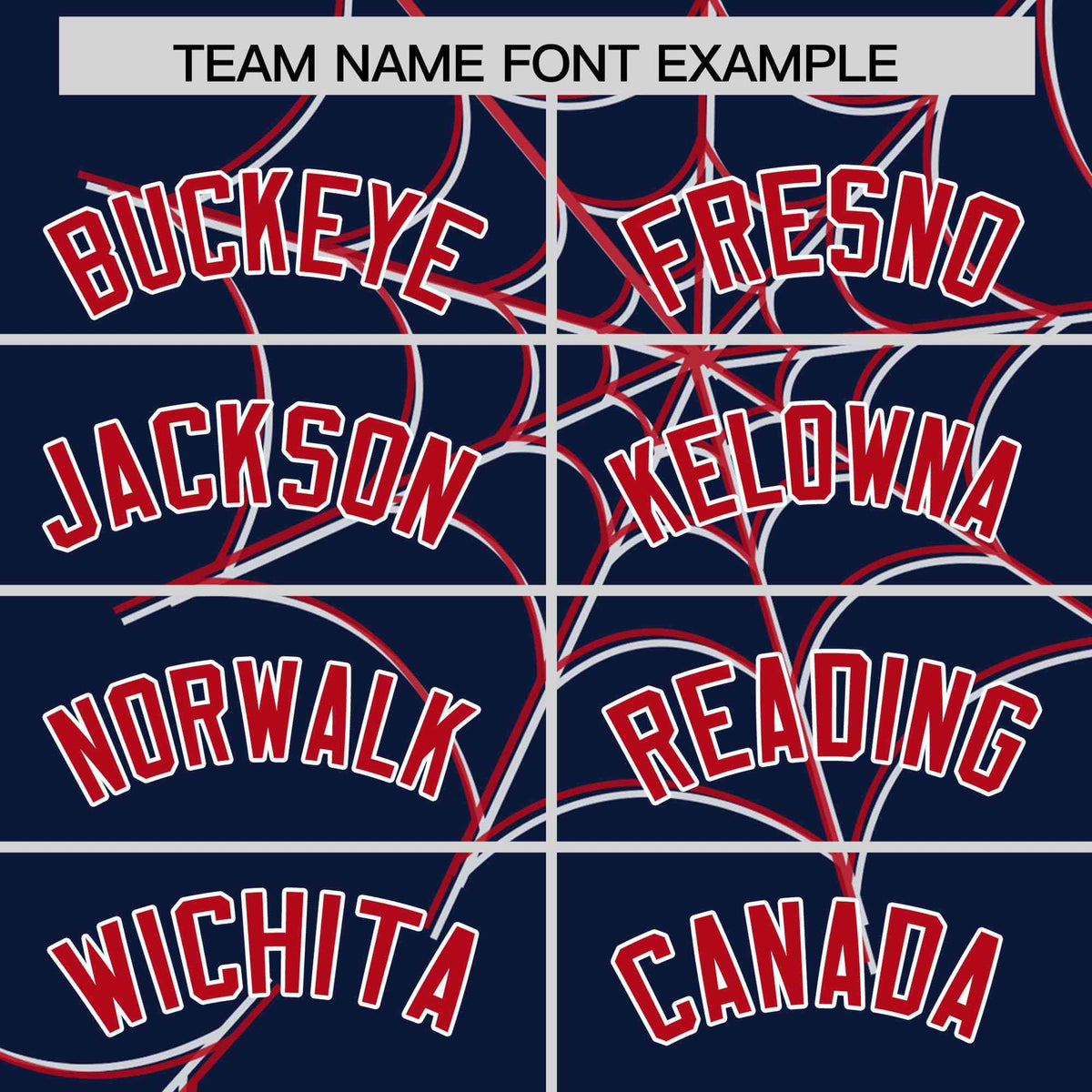 Custom Navy Red Spider Web Pattern Raglan Sleeves Authentic Baseball Jersey | KXKSHOP