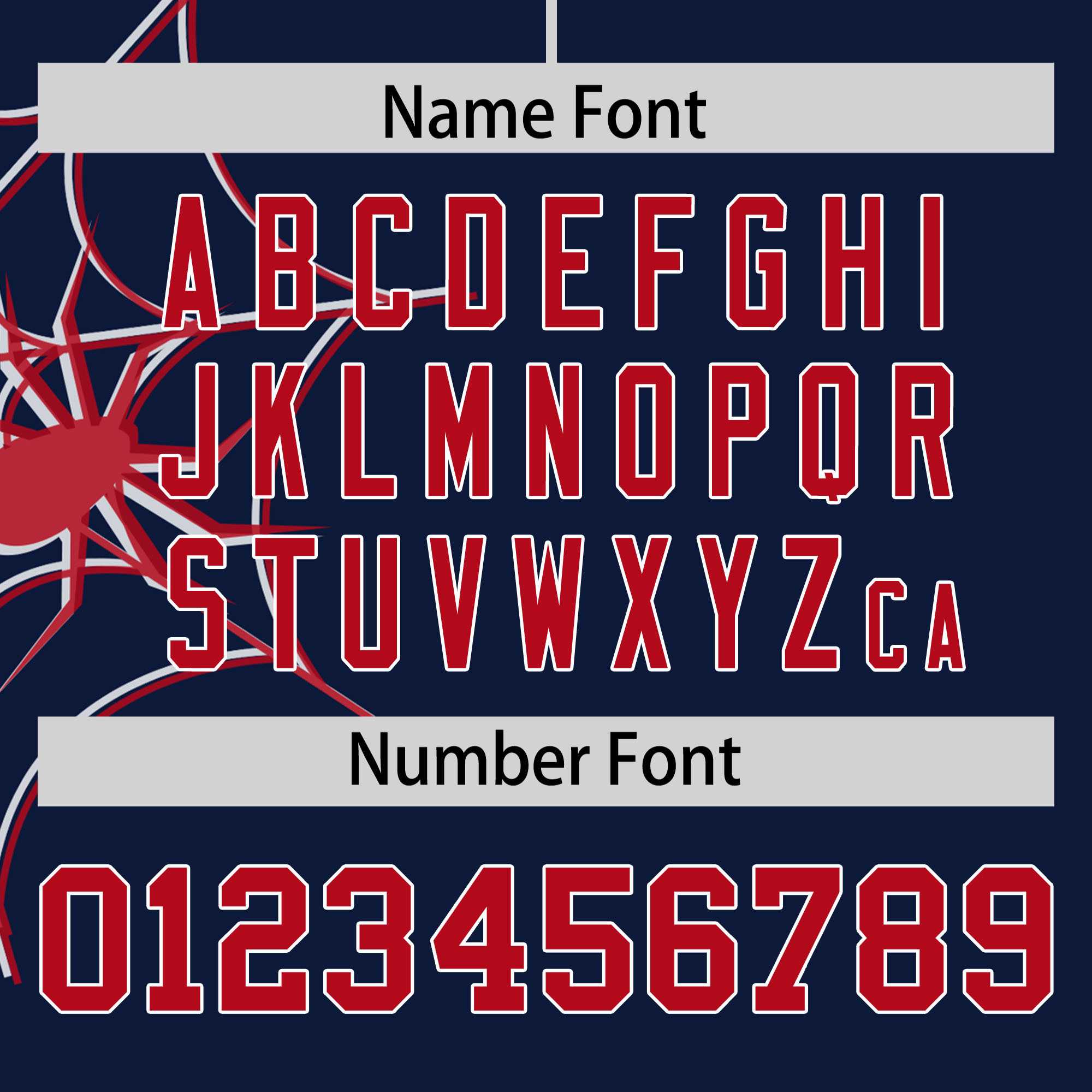 Custom Navy Red Spider Web Pattern Raglan Sleeves Authentic Baseball Jersey | KXKSHOP