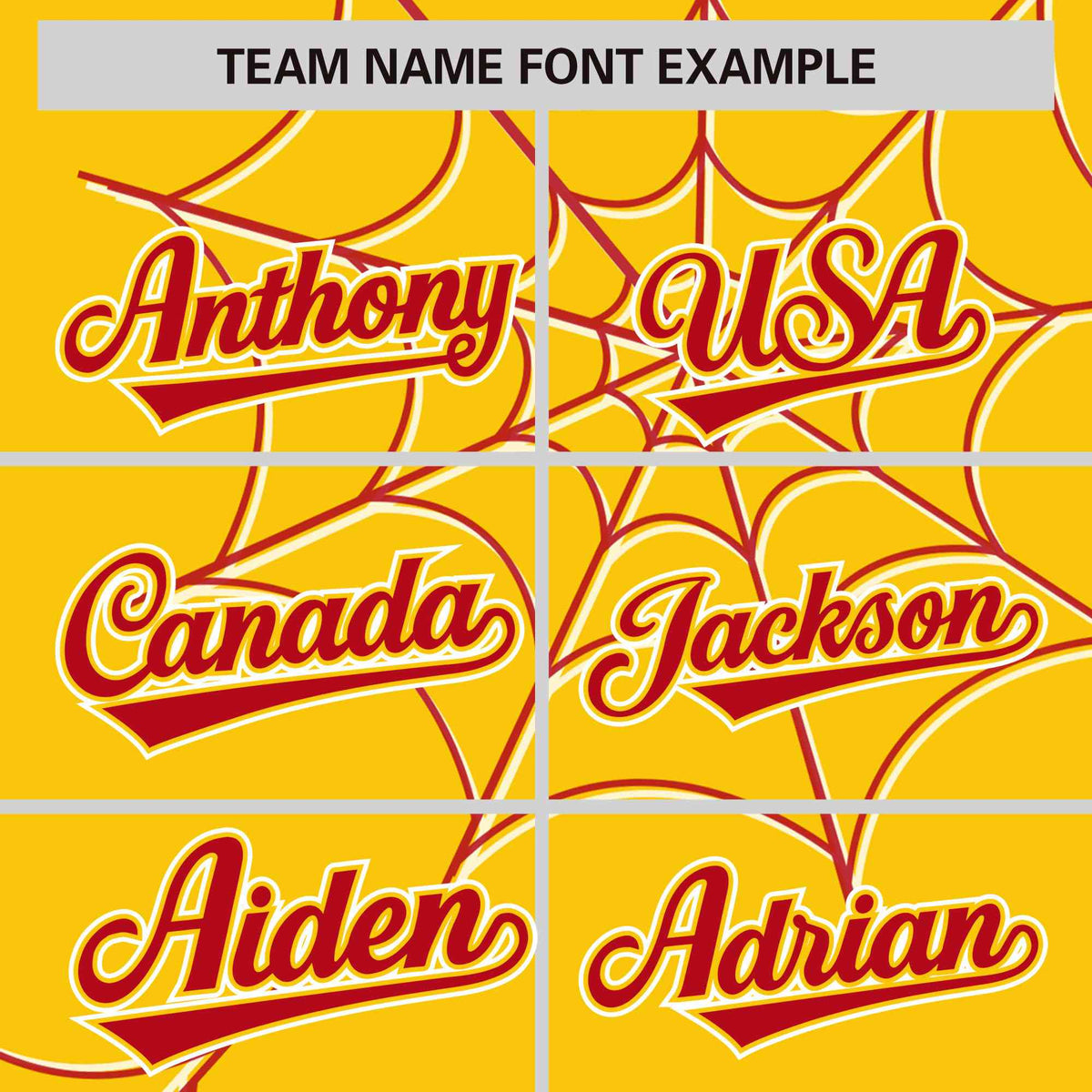 Custom Gold-Red Spider Web Pattern Raglan Sleeves Authentic Baseball Jersey | KXKSHOP