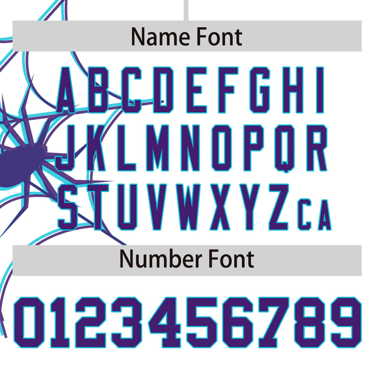 Custom White-Purple Spider Web Pattern Raglan Sleeves Authentic Baseball Jersey | KXKSHOP