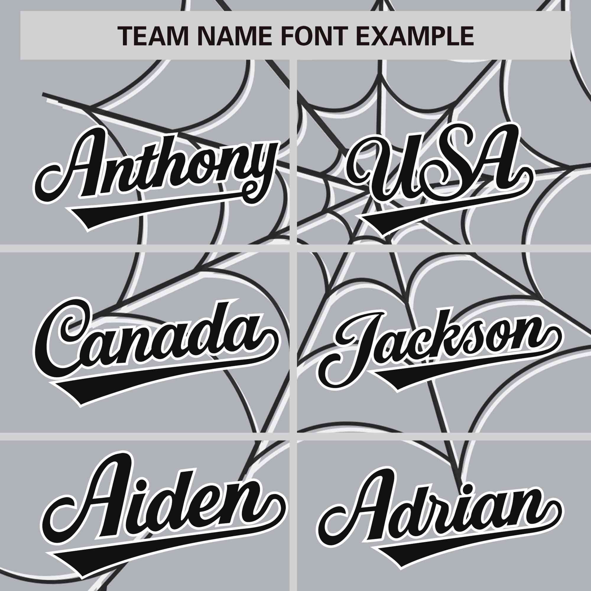 Custom Gray-Black Spider Web Pattern Raglan Sleeves Authentic Baseball Jersey | KXKSHOP