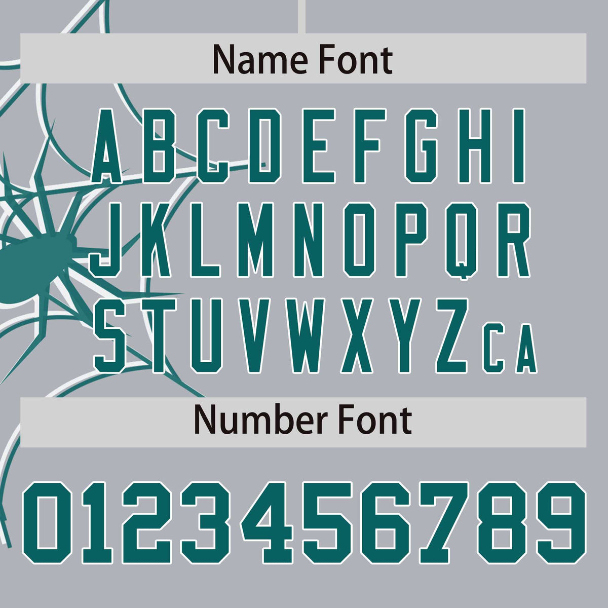 Custom Gray-Aqua Spider Web Pattern Raglan Sleeves Authentic Baseball Jersey | KXKSHOP