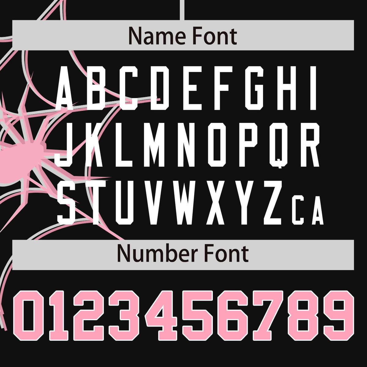 Custom Black-Light Pink Spider Web Pattern Raglan Sleeves Authentic Baseball Jersey | KXKSHOP