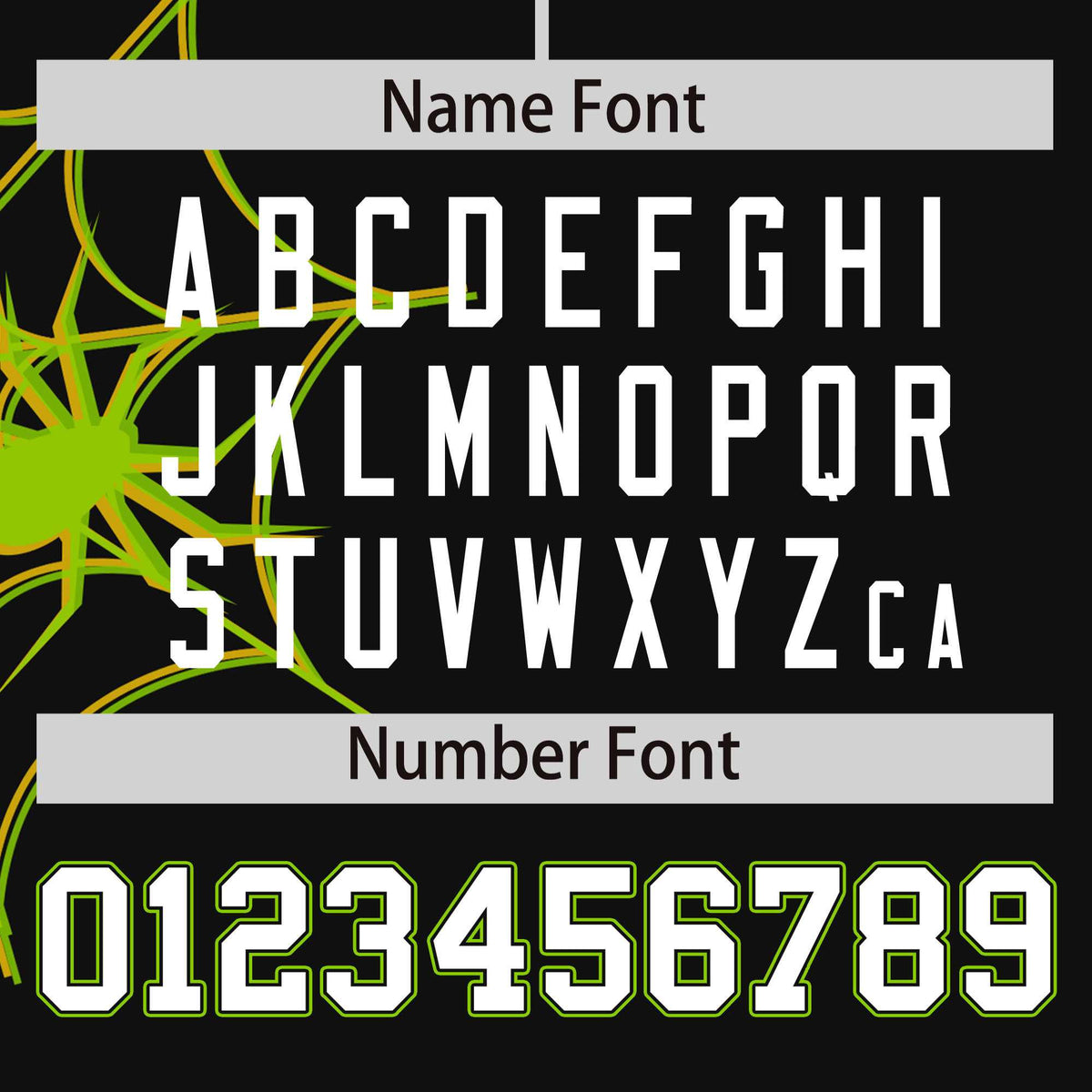 Custom Black-Neon Green Spider Web Pattern Raglan Sleeves Authentic Baseball Jersey | KXKSHOP