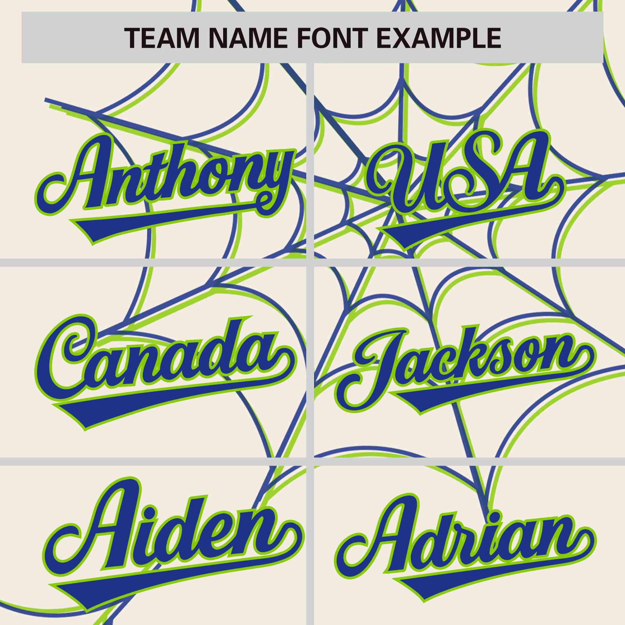 Custom Cream-Royal Spider Web Pattern Raglan Sleeves Authentic Baseball Jersey | KXKSHOP