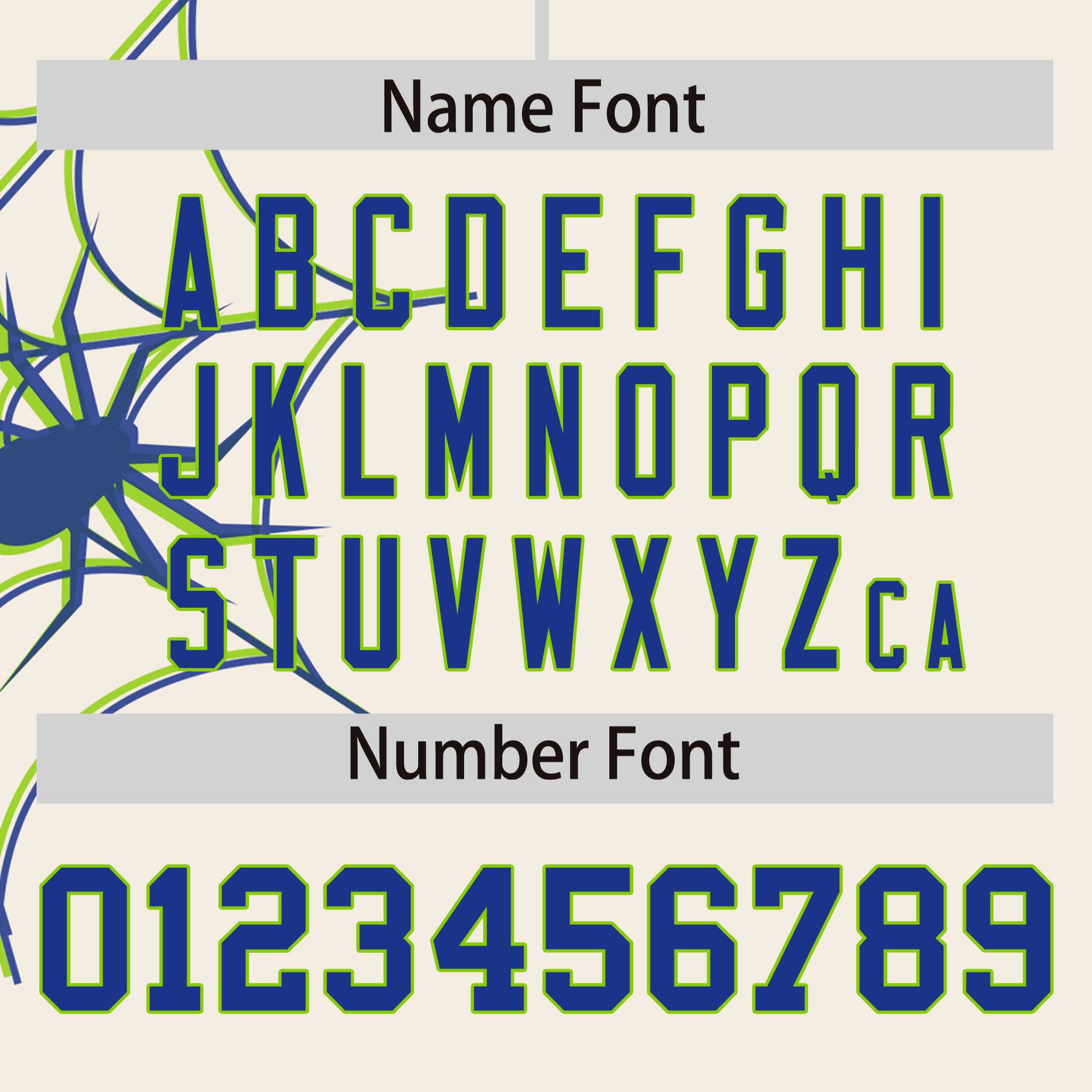 Custom Cream-Royal Spider Web Pattern Raglan Sleeves Authentic Baseball Jersey | KXKSHOP